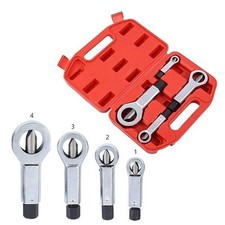 4pcs Nut Splitter Seized Damaged Broken Bolt Nuts Cutter Remover 9mm To 27mm 4pcs Nut Splitter Seized Damaged Broken Bolt Nuts Cutter Remover 9mm To 27mm