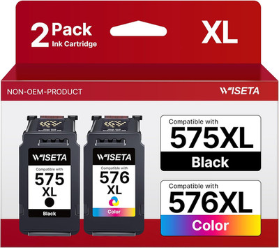 PG-575XL CL-576XL Ink Cartridges 575 576XL Printer Ink Replacement for Canon 575