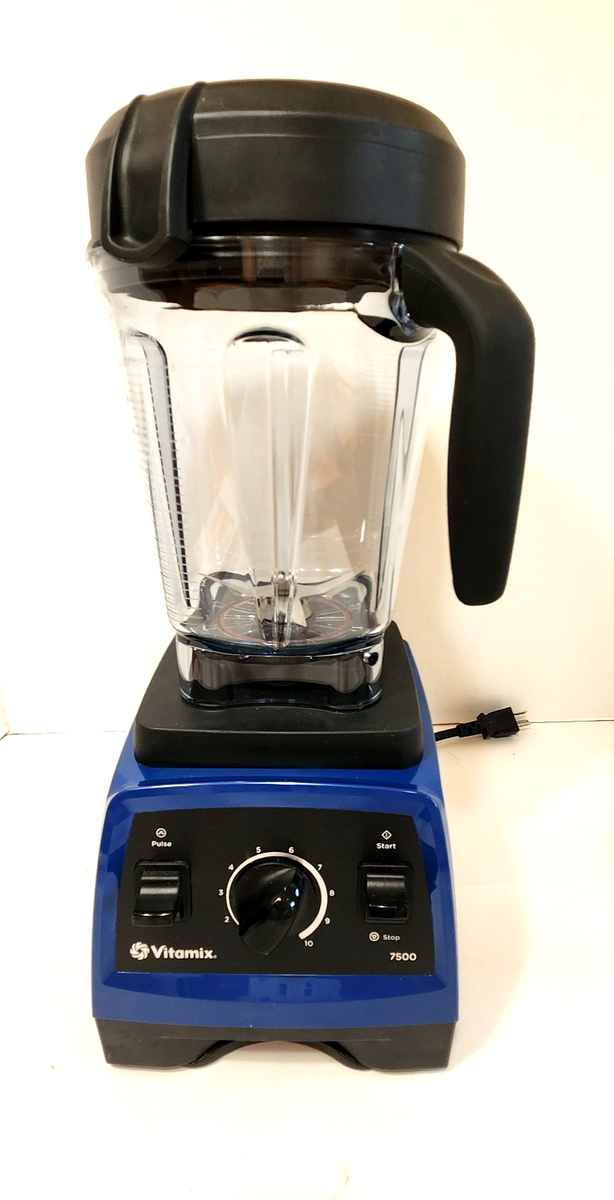 Vitamix 7500 Low-Profile, Professional-Grade Blender, 64 Oz -Blue
