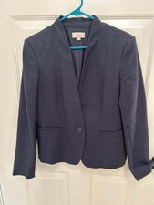 LOFT Navy Blue Blazer Size 8