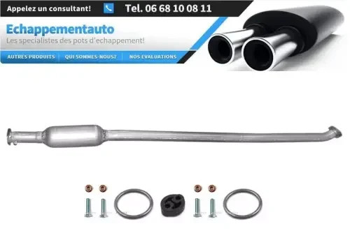 Silencieux intermédiaire échappement Suzuki Swift 1.3 4x4 hayon 1989-2001