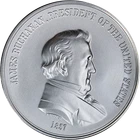 US Mint Presidential Silver Medal James Buchanan - 1oz .999 Fine OGP COA - ST...