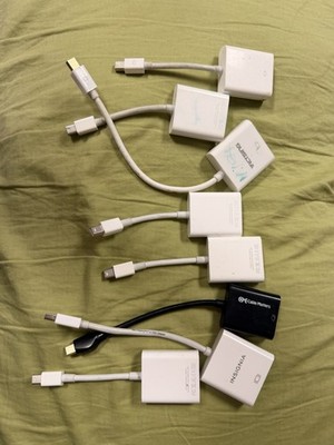 Mini DisplayPort Male to VGA Female Adapter, White (Apple A1307 or equivalent)
