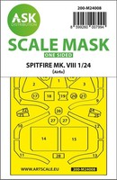 Art Scale Kit 200-M24008 - 1:24 Spitfire Mk.Viii One-Sided Express Fit Masks For