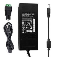 AC/DC UL Listed 12V 5A 60W Power Supply Transformer 5050 USA LED Strip CCTV PC
