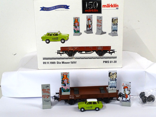 Märklin H0 PMS 61-20 (94347) Güterwagen Set 09.11.1989 "Die Mauer fällt" in OVP | Condition: Gebraucht