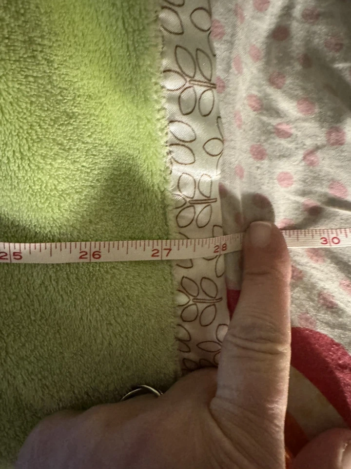 Winnie The Pooh Silly Old Bear Green Toddler Baby Blanket Lovey Satin Edge - Image 2 of 4