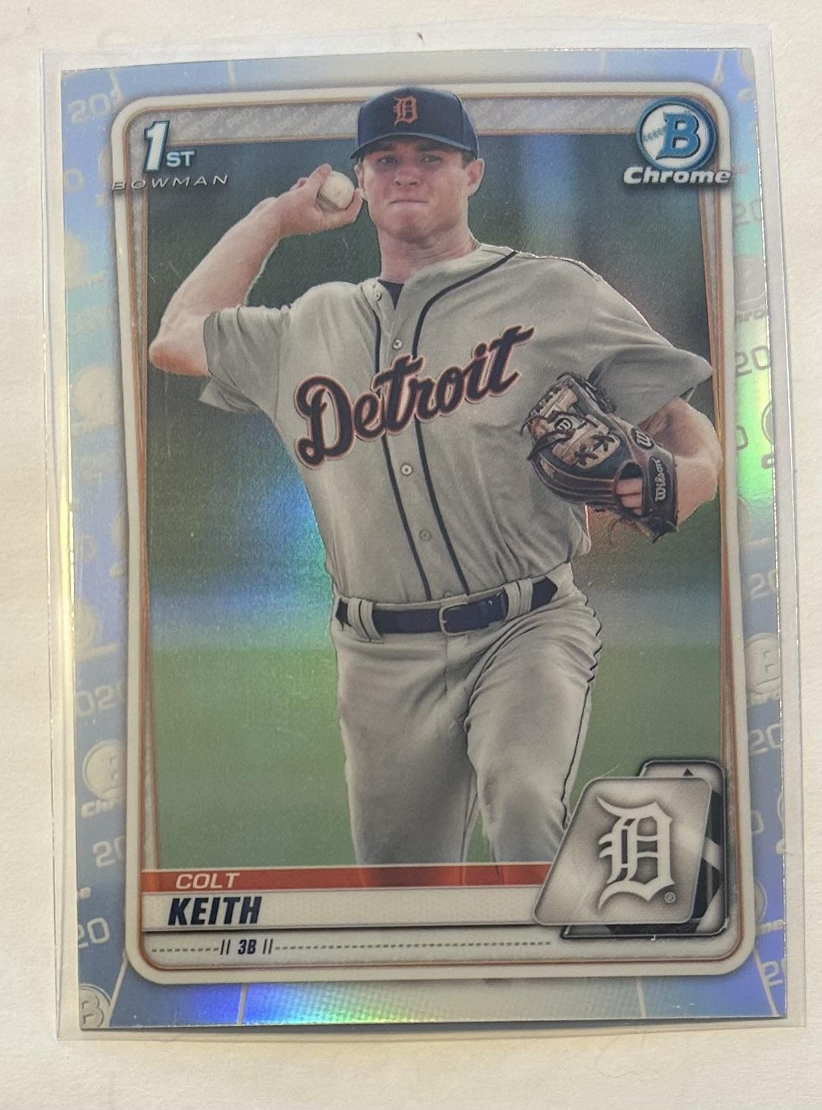 2020 Bowman Draft #BD-54 Colt Keith Chrome Refractor