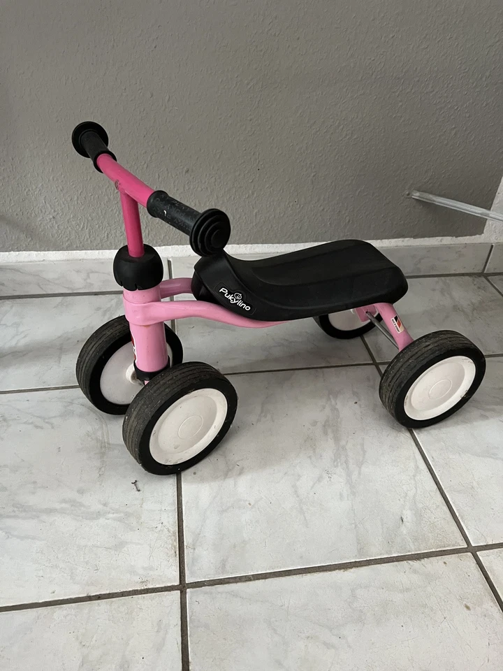 PUKY Rosa Pukylino Rutscher Laufrad