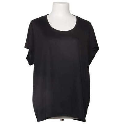 Basics, T-shirt, Größe: 3XL, Schwarz, Polyester, Einfarbig, Damen #olE