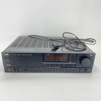 JVC X-R50 Stereo Integrated Amplifier HI-Fi Audio Black Vintage Powers On