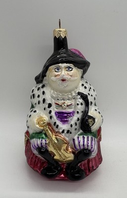Taron Collection Old King Cole Glass Christmas Ornament Limited 6'' Poland