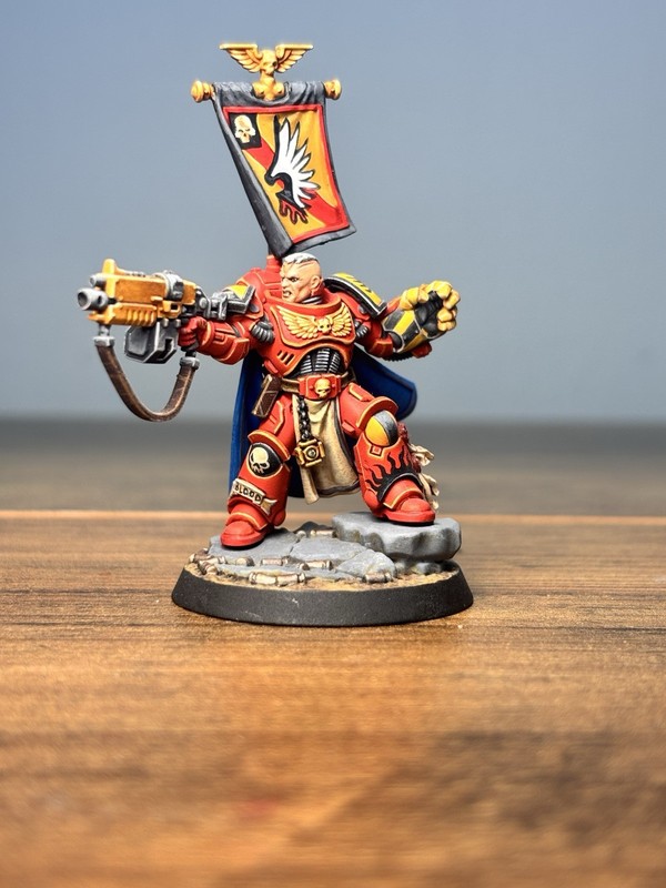 Warhammer 40k Captain Centos Miniature Painted Blood Angels