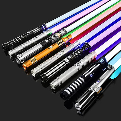 Laserschwert RGB Lichtschwert Lightsaber Metall Rave Cosplay Spielzeug mit Sound