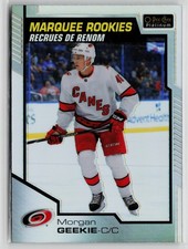 Morgan Geekie Rookie - 2020-21 O-Pee-Chee Platinum Rainbow #165 Carolina