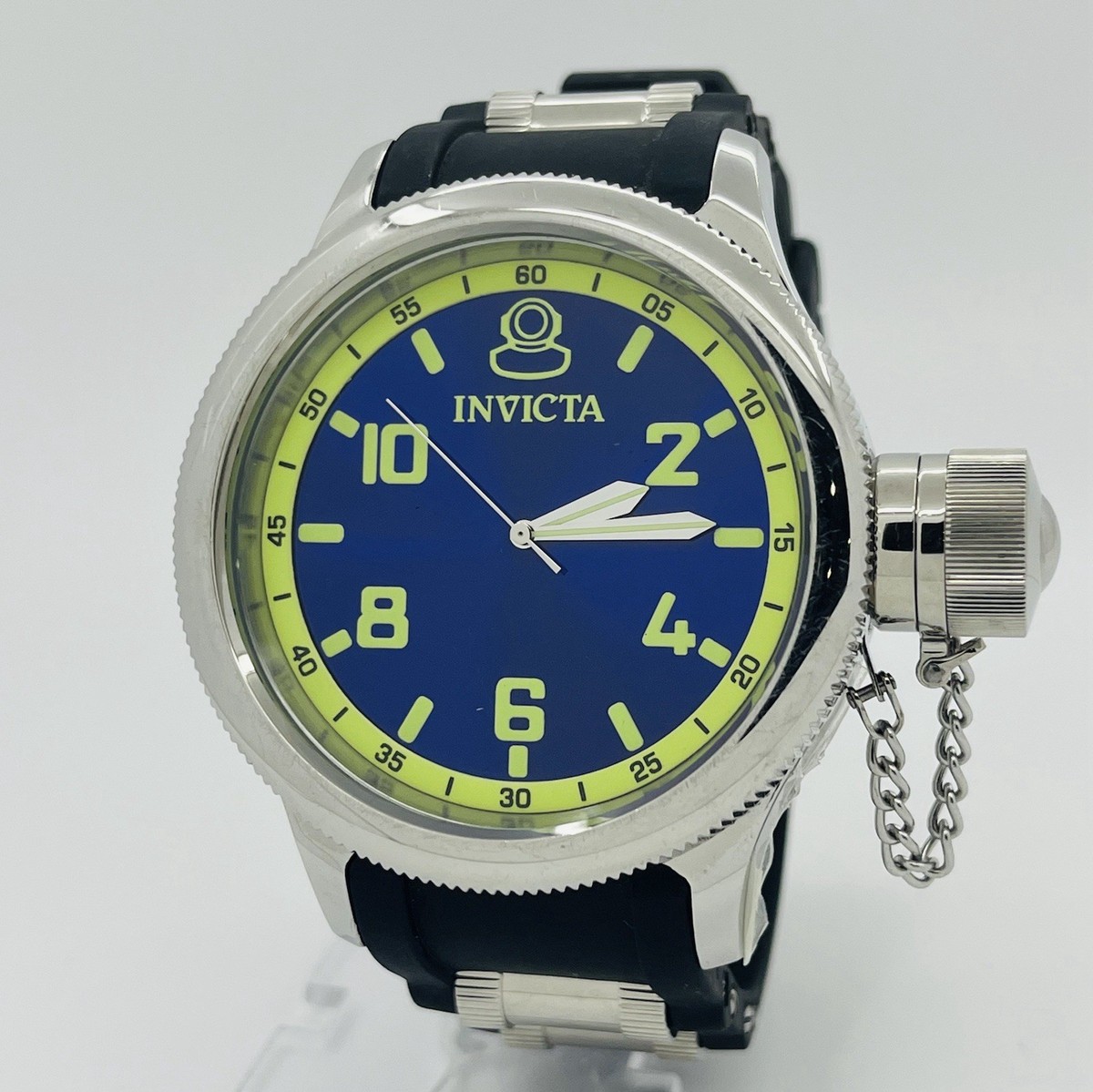 Invicta Russian Diver 51.5 mm Stainless Steel Case, Black