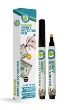 Counterfeit Money Detector Pen 2 Pack Upgraded Chisel Tip Fake Bill Marker ...