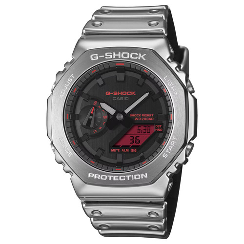 Casio G-Shock GM-2100YRA-8A Analog-Digital Silver Resin Band Watch