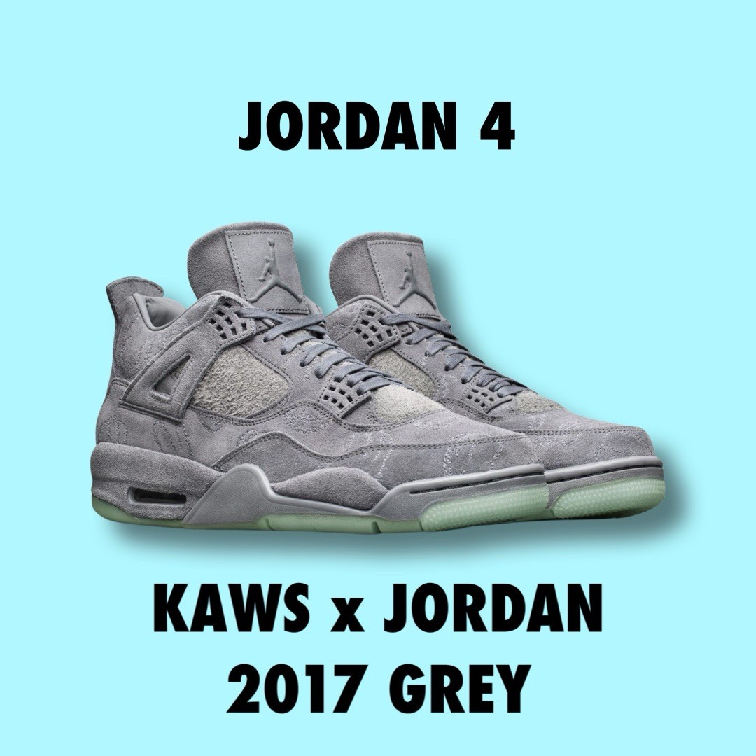 Nike Air Jordan 4 Retro x KAWS Cool Grey 2017 $825 s-l400.jpg main image 2