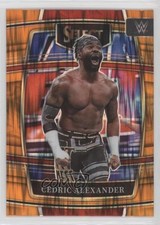 2022 Panini Select WWE Concourse Orange Flash Prizm Cedric Alexander #25 2k3