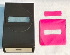 Stampin' Up Up Retired Paper Punch Extra Large Modern Label w Lock Down 5  X 3  