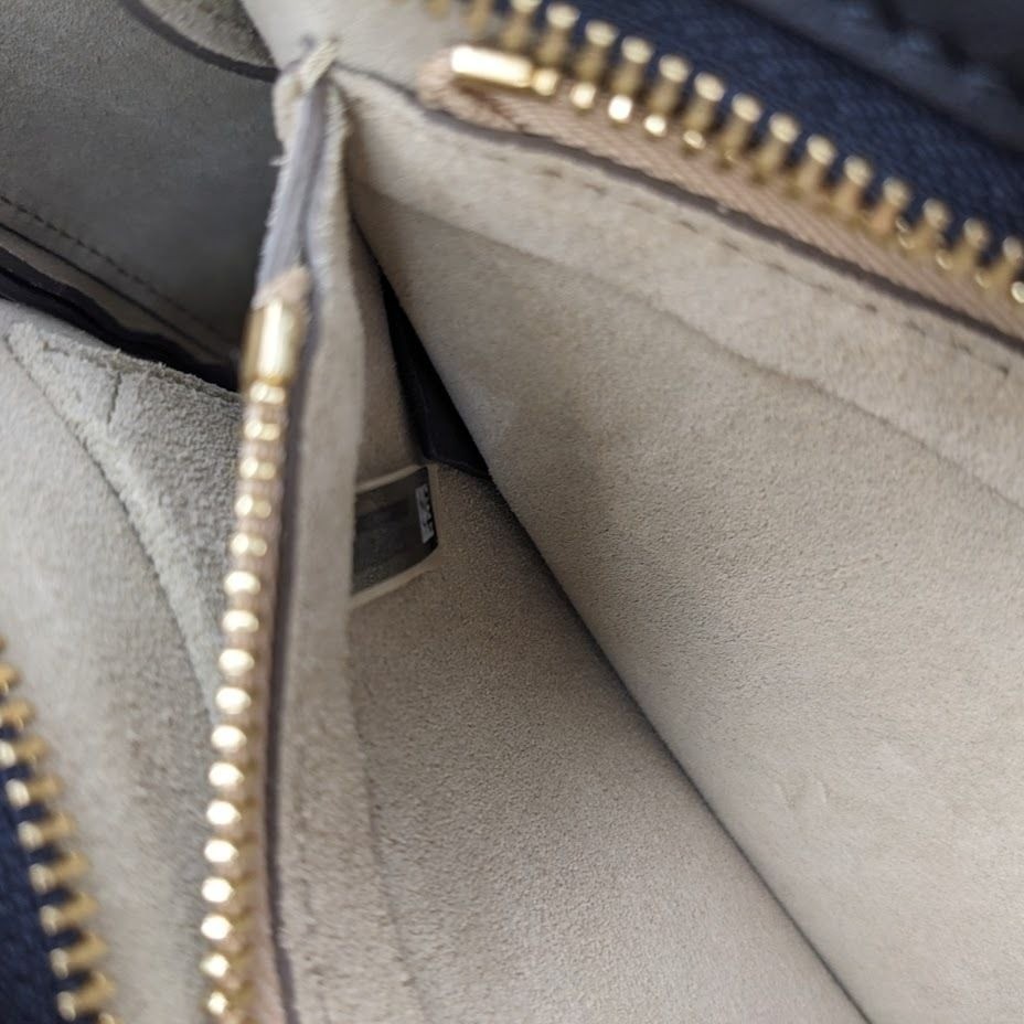 Chloe Pixie Navy Suede Leather Shoulder Bag Cross… - image 10