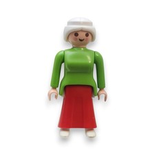 Playmobil Figur Frau Hausmeisterin Hausangestellte Putzfrau Wohnhaus