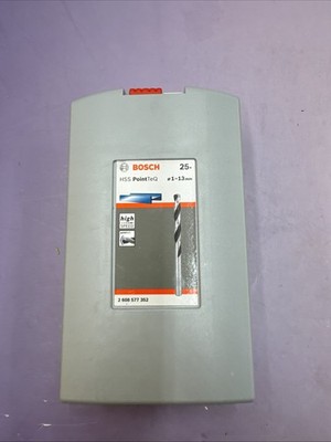 Bosch Accessories 2608577352 Metall-Spiralbohrer-Set 25teilig 1 mm, 1.5 mm, 2