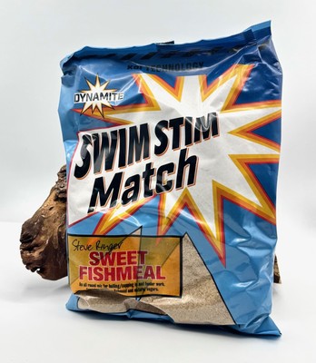 Dynamite Baits Swim Stim Match Sweet Fishmeal 1,8kg Groundbait Carp Food NEW