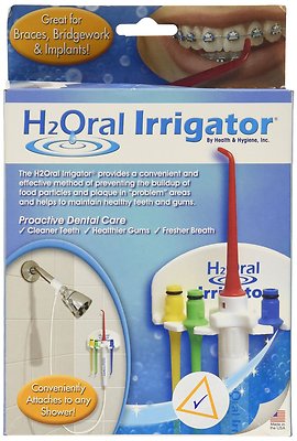 DENTAL SHOWER H2ORAL IRRIGATOR FLOSS H2O ORAL WATER TEETH GREAT FOR BRACES TOO