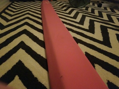 8' 9.5" Long Pink Gymnastics Floor Balance Beam Performance Training