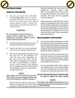 SHOPSMITH 504193 CINGHIA DI TRASMISSIONE NUOVA DI ZECCA PER