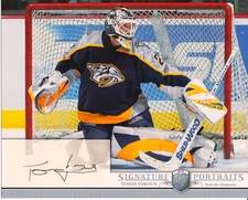 TOMAS VOKOUN Signed 8x10 Photo 2006-07 Upper Deck BAP Portraits Rare SP Auto