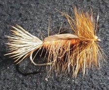 TIED DOWN CADDIS FLY FISHING FLIES SIZE 4 ORANGE FRONTIER FLY COMPANY