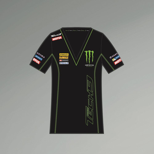 UFFICIALE Tech 3 MONSTER YAMAHA WOMANS TEAM T SHIRT - 16 | eBay