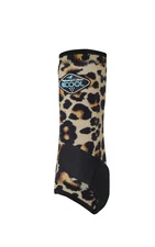 Professional's Choice 2XCOOL Sport Medicine Horse Boot 2 Pack Front, Lg Cheetah