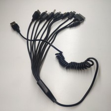 Mini 10 In 1 Universal USB Multi Charger Cable Adapter for Mobile Phone PSP Car
