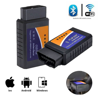 OBD2 ELM327 Bluetooth/WIFI Auto Diagnosegerät Profi für Android + iPhone Windows