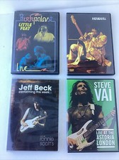 DVD Lot 4 Discs - Jeff Beck Live, Hendrix Live, Little Feat Live, Steve Vai Live