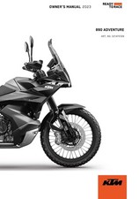 KTM Owners Manual Book Guide 2023 890 ADVENTURE EU