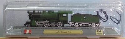 Del Prado, Spur N, PERU Dampflok Andes Class 2-8-0 Standmodell ohne Funktion - Bild 1 von 3