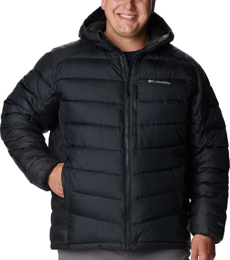 COLUMBIA Labyrinth Loop Con Capucha Para Hombres 4XL Chaqueta/Abrigo/Parka Grande Negro $185 NUEVO