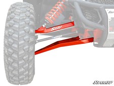 Superatv Sidewinder Boxed A-arms For Can-am Maverick X3 72 Body - Red