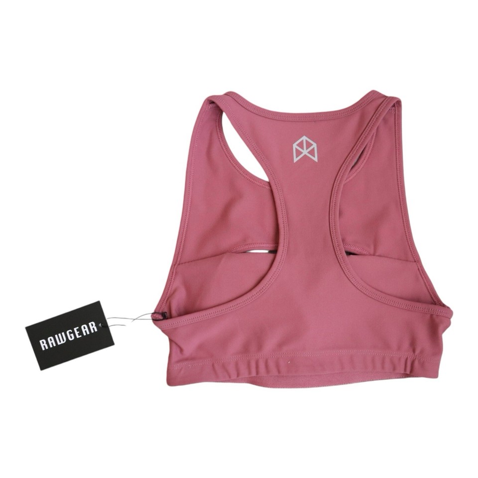 RAWGEAR Sport Bra Work Out Gym Top XS Women’s Free to Be Mauve Active