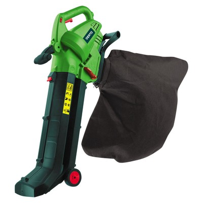Laubsauger Häckselfunktion Gartensauger Elektro Laubbläser Häcksler 2800W 40l