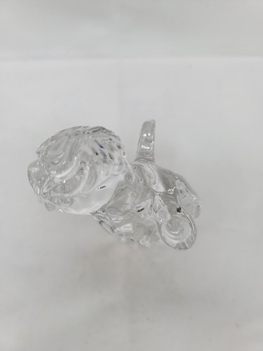 MIKASA Choir Angel Taper Candle Holder Lead Crystal 6.25 Inch Germany SPARKLES! - Bild 5 von 6