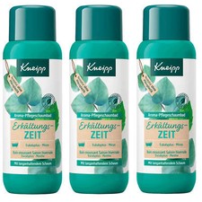 3X 400Ml Kneipp Aroma Bath Foam Cold Season Eucalyptus Mint Bathing