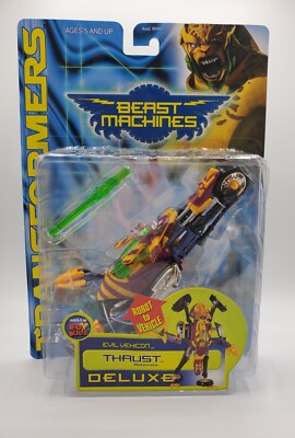 Vintage Transformers Beast Machines Deluxe Evil Vehicon Thrust Deluxe New Sealed