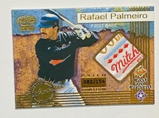 2001 Pacific Rafael Palmeiro Past And Present 82/154 Laundry Jersey Patch 1/1?