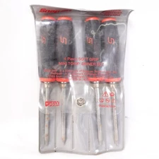 Snap On Red 4pc Mini Torx Driver Set #SGTX40A Some Rust